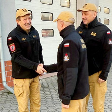 40-lecie służby asp. sztab. Jerzego Bejmowicza. Uroczysty jubileusz