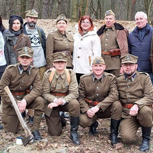 Diorama historyczna. Pamiątkowe podziękowanie za wsparcie