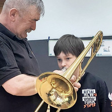 Wyjątkowi goście w szkole. Powstała klasowa orkiestra
