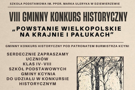 fot. Szkoła Podstawowa im. ppor. Marka Uleryka w Dziewierzewie