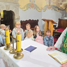 Poświęcenie plecaków i przyborów szkolnych. Prośba o błogosławieństwo