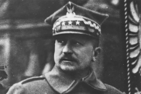 fot. Dowódca Frontu Wielkopolskiego gen. Józef Dowbor-Muśnicki. (Narodowe Archiwum Cyfrowe)